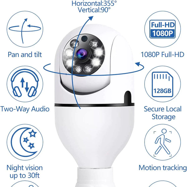 V380 PRO CCTV -HD CAMERA WITH MOTION DETECTION, COLORED NIGHT VISION