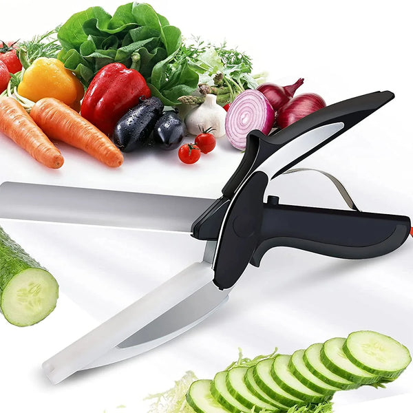 CLEVER CUTTER - 2 IN 1 KITCHEN KNIFE