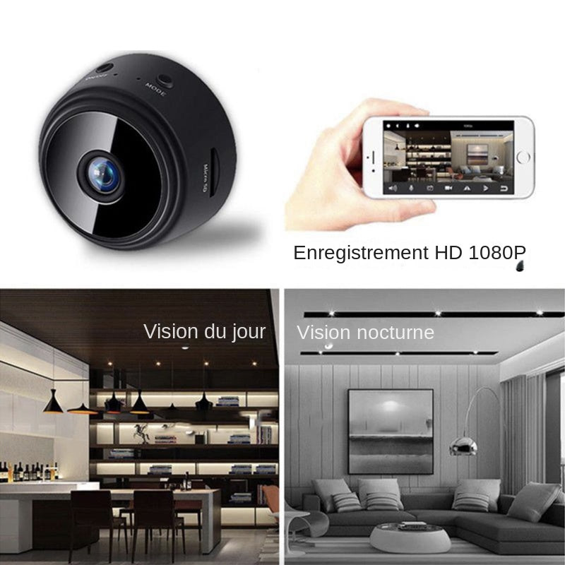 A9 Mini WiFi Camera Indoor Wireless Battery CCTV Monitor [FREE DELIVERY]