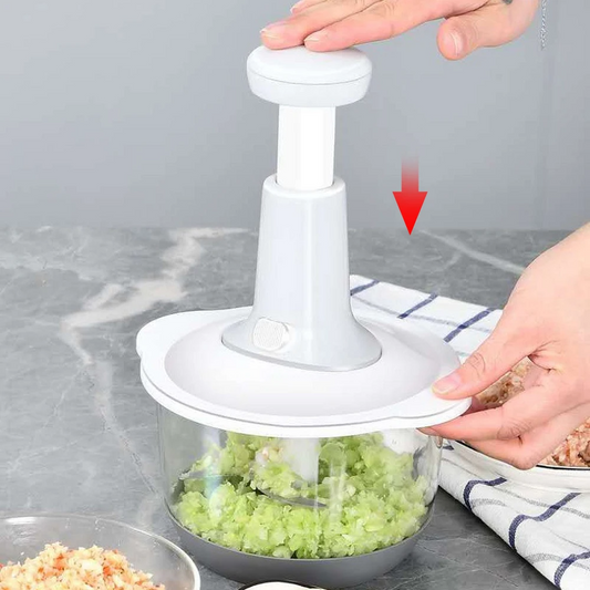 Household Manual Vegetable Mincers: Press-Type Garlic & Meat Cutter Grinders, Whisk Stirrer, and Mini Food Processor for the Kitchen