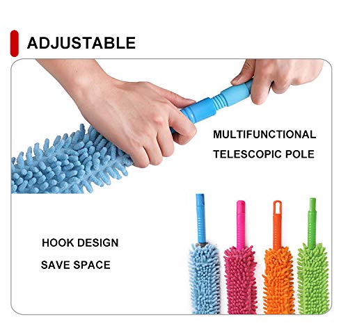 Flexible Micro Fiber Duster Extendable Rod – Fan Duster