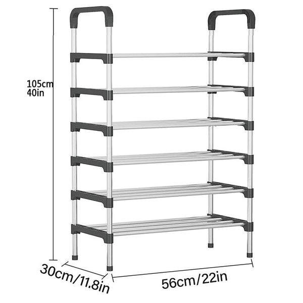 6 Layers Shoe Rack Steel - High Quality